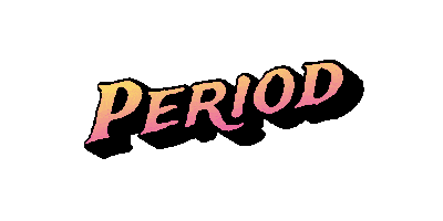 Period Sticker by Jennifer Greenhill