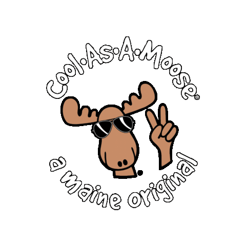 coolasamoose Sticker