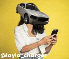 Staring At Phone GIF