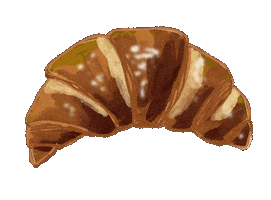 Bread Croissant Sticker