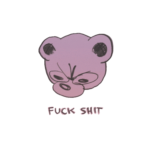 Angry Bad Day Sticker