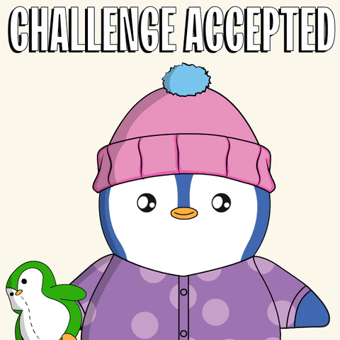 Bring It On Challenge GIF by Pudgy Penguins