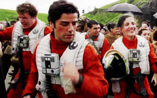 poe dameron dancing GIF