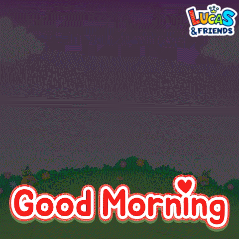 Good Morning Love GIF by Lucas and Friends by RV AppStudios