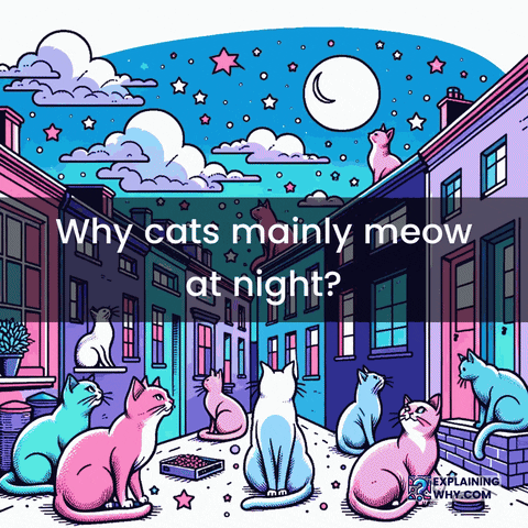 Cats Meowing GIF by ExplainingWhy.com