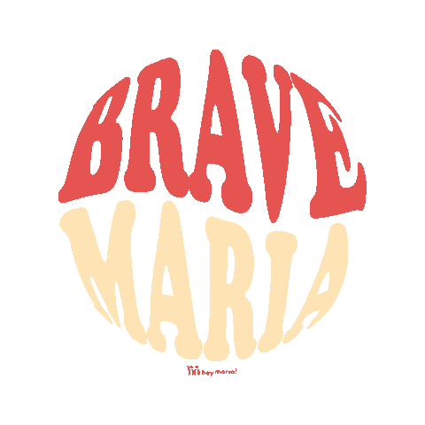 Strong Sticker by Hey Maria LLC