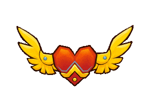Heart Wings Sticker