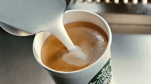 Image result for starbucks coffee gif