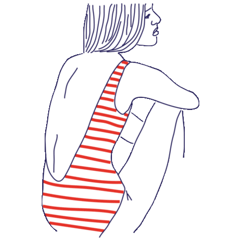 Plage Sticker