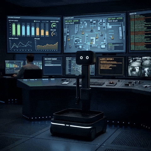 Shocked Control Room GIF by OpenDroids