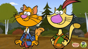 high five nature cat GIF by PBS KIDS