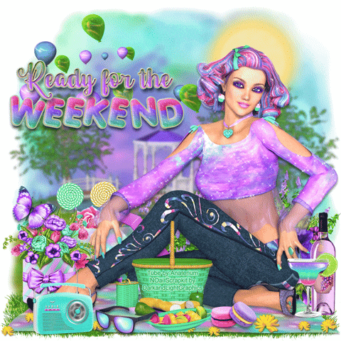 Summer Fun Happy Weekend GIF