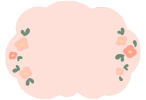 Pink 花 Sticker