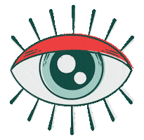 Art Eyes Sticker by keenlydesign