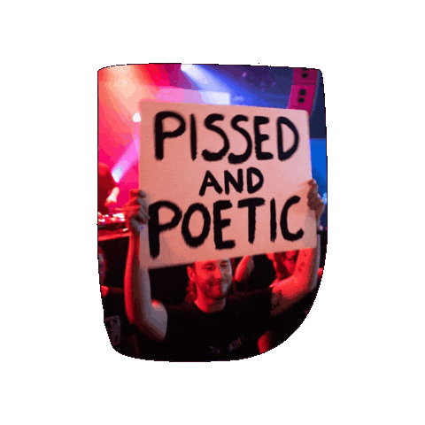 pissedandpoetic Sticker