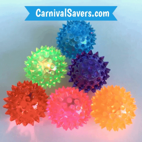CarnivalSavers carnival savers carnivalsaverscom flashing toy flashing spike balls GIF