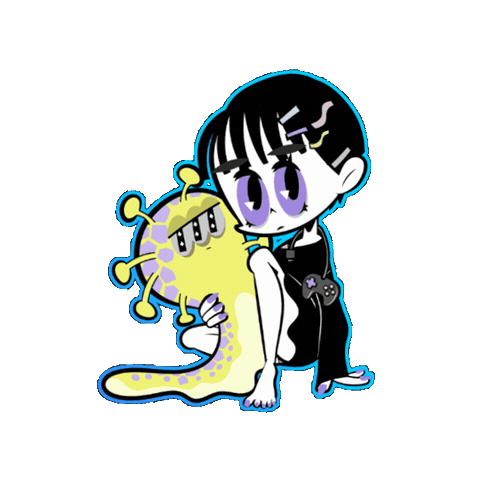 Gaming Girl Sticker