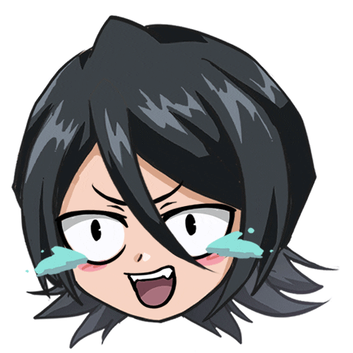 Bleach Anime Laughing Sticker
