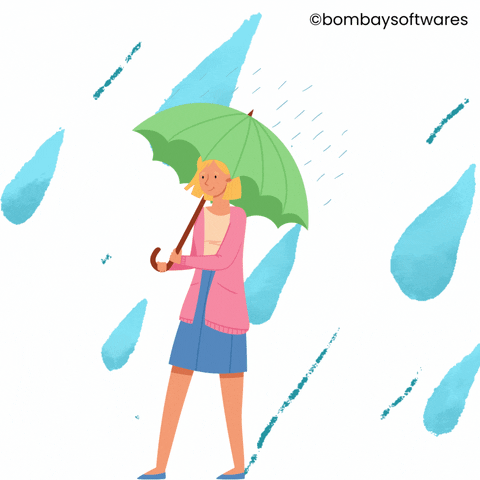 Raining Rainy Days GIF by Bombay Softwares