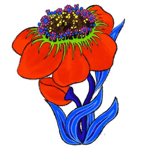 Flor Pajarito Sticker by Perfumeria Fetiche
