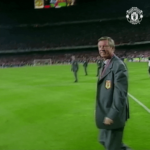 Champions League Reaction GIF by Manchester United