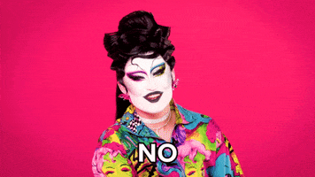 No Way Reaction GIF by RuPaul's Drag Race