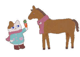 Cat Greeting Sticker