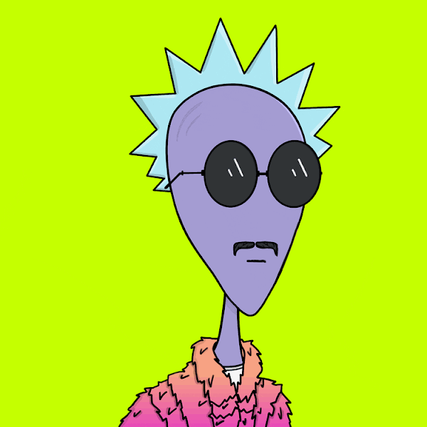 Relaxed Bubble Gum GIF by Lonely Aliens