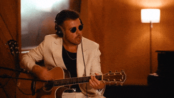 Rocking Out Acoustic Guitar GIF by Crash Adams