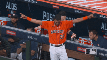 Excited Houston Astros GIF by MLB