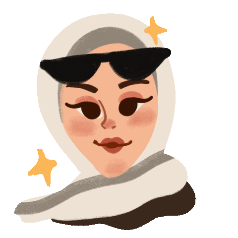 Girl Hijab Sticker