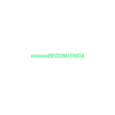 Verde Recomienda Sticker by TararaFilms