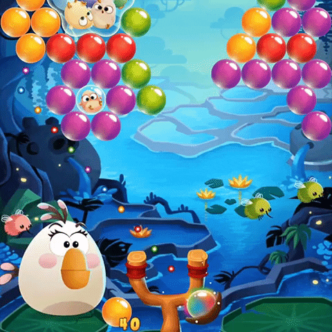 pop bubbles GIF by Angry Birds