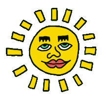 Happy Sun Sticker