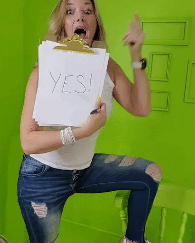 Happy Yes Yes GIF by Crissy Conner