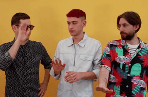 #years and years #high five #fail #biggestweekend GIF by BBC Radio 1’s Biggest Weekend