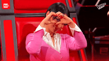 Heart Love GIF by The Voice of Italy
