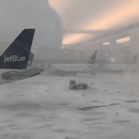 Travelers Face Delays After Wind, Snow Hits Boston Logan Airport