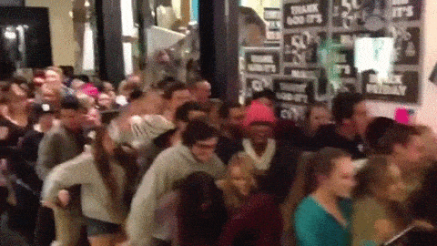 Crazy Black Friday Crowds