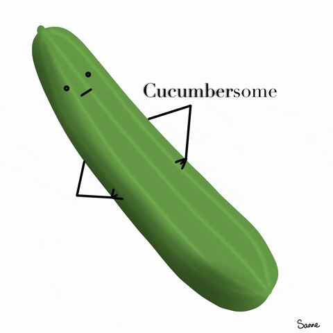 Sad Cucumber GIF by Sanne69
