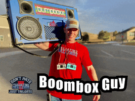Old School Boombox GIF by Tailgating Challenge