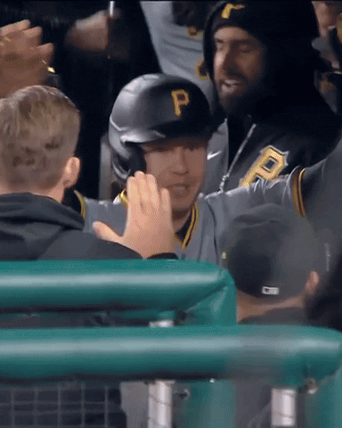 Happy Celebration GIF by Pittsburgh Pirates