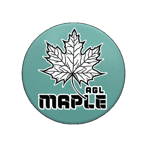 Disc Golf Maple Sticker by AGLDiscs