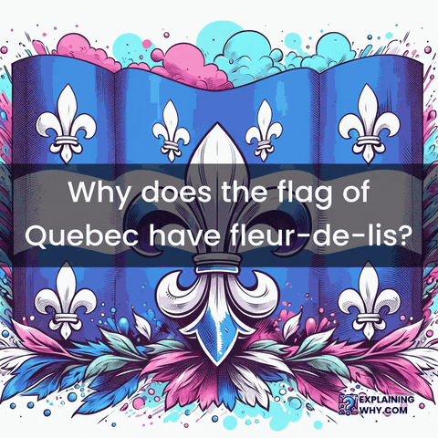 Fleur-De-Lis Flag GIF by ExplainingWhy.com