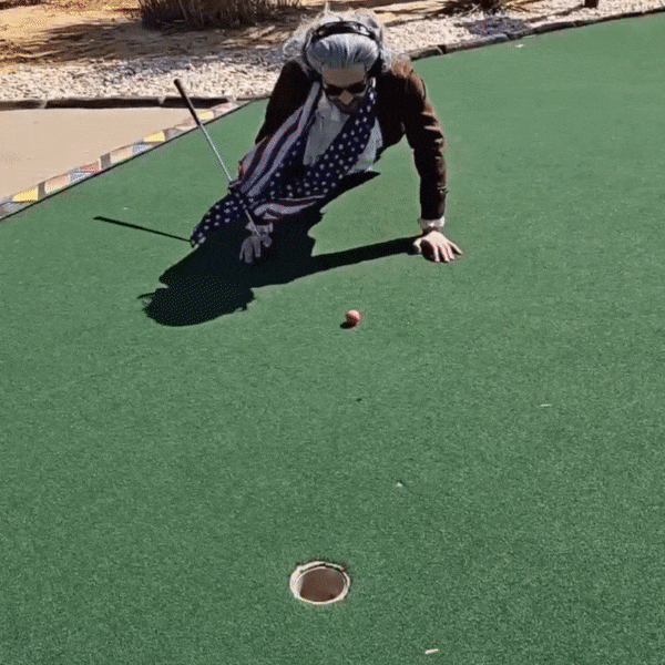Golfing Hole In One GIF