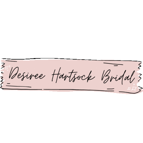 Desiree Hartsock Bridal Sticker