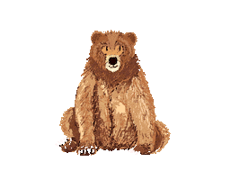 Party Bear Sticker by Columbus Café & Co