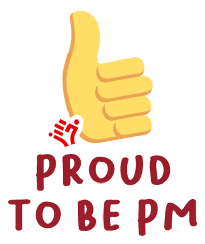 Proud Pm Sticker by Ezaka Kreasi