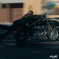 Harley Davidson Falling GIF by Laff