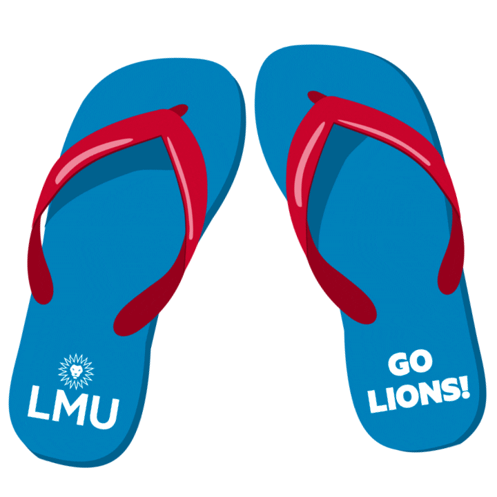 Summer Sandals Sticker by Loyola Marymount University